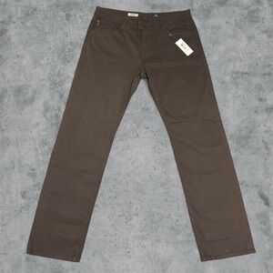 NWT AG Adriano Goldschmied The Graduate Tailored Leg Pant Mens 38/34 Brown